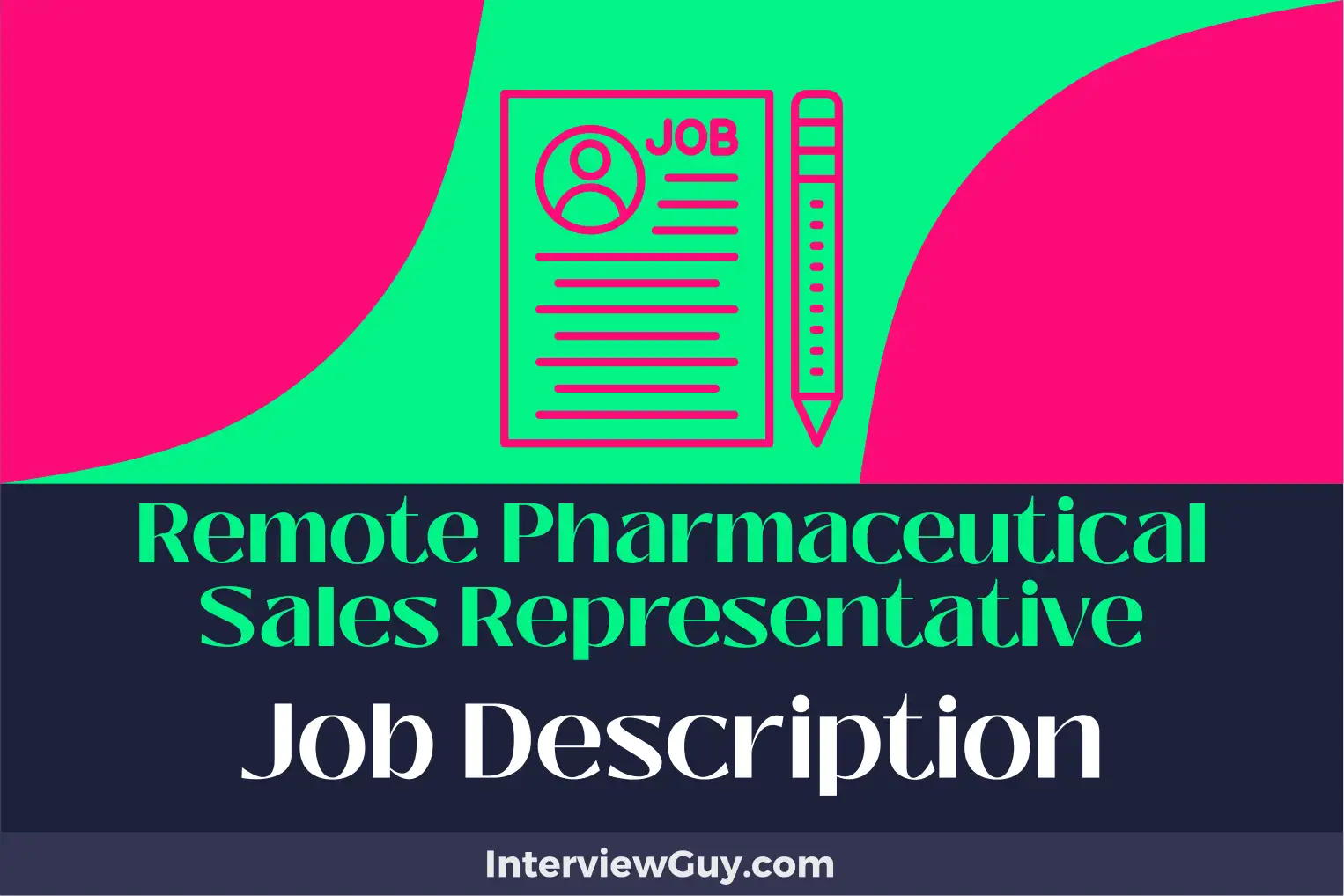 remote pharmaceutical sales representative job description