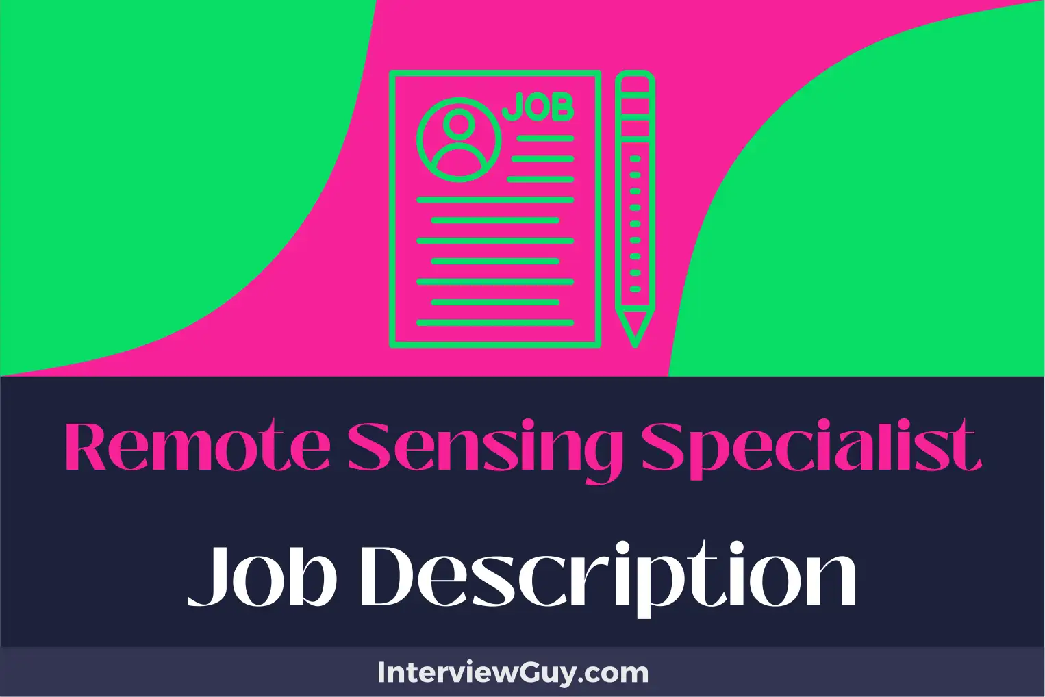 remote sensing specialist job description