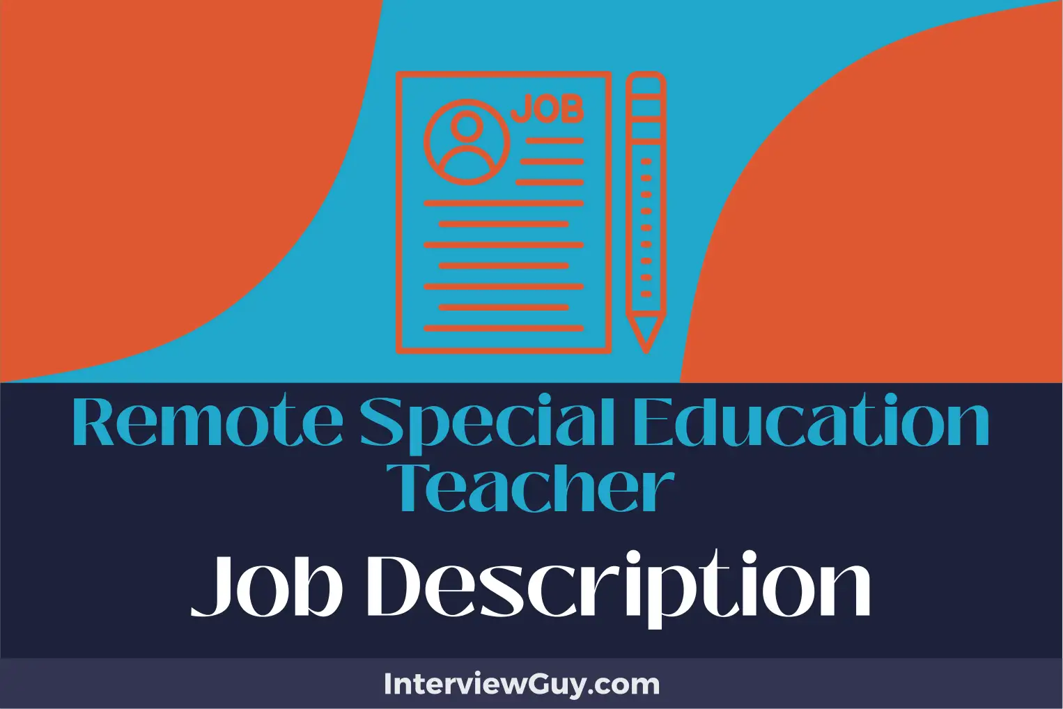 remote special education teacher job description