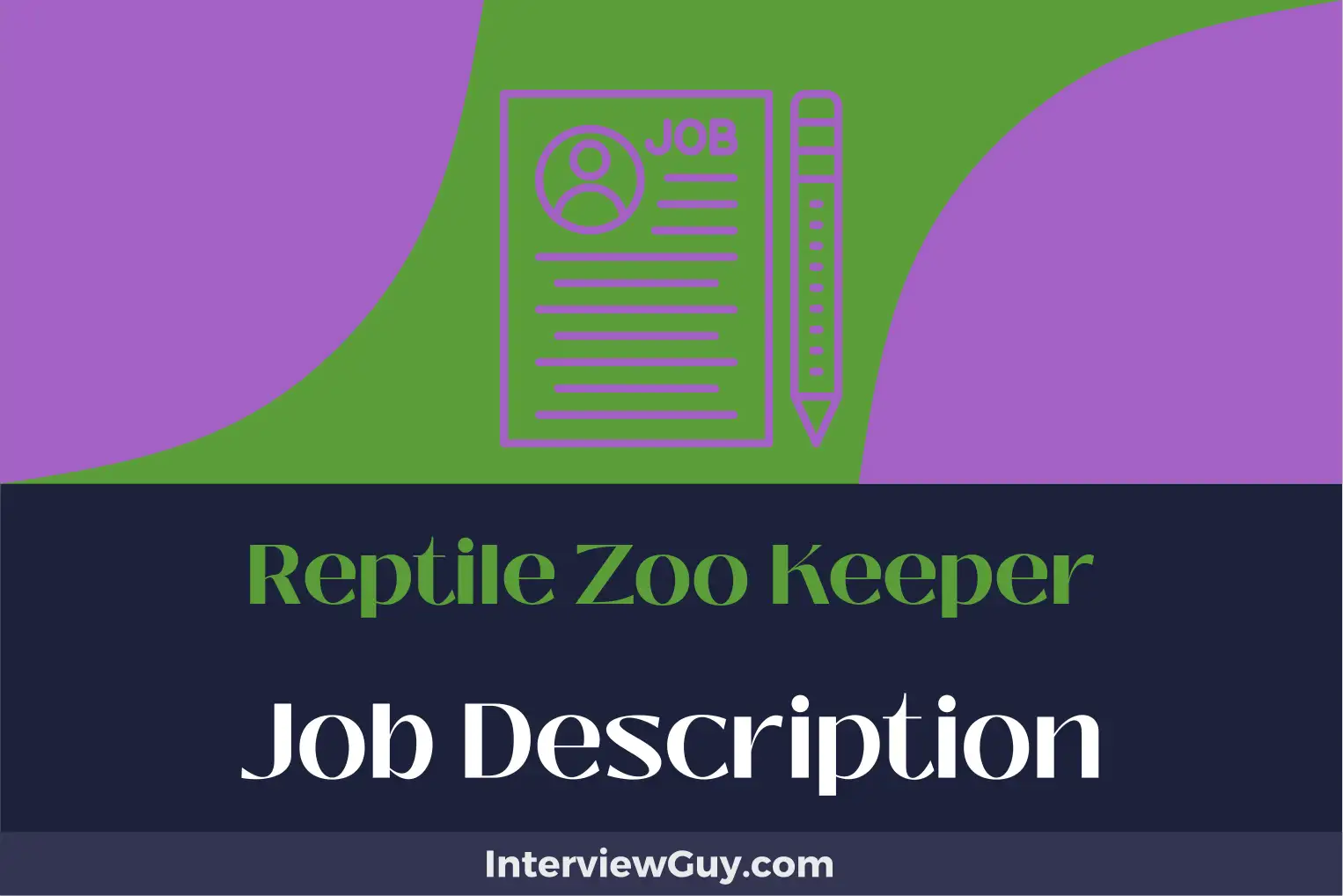 reptile zoo keeper job description