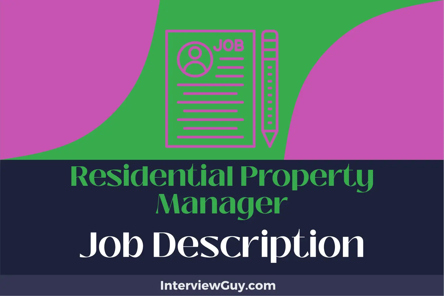 residential property manager job description
