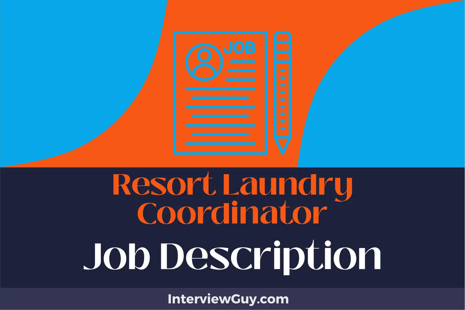 resort laundry coordinator job description