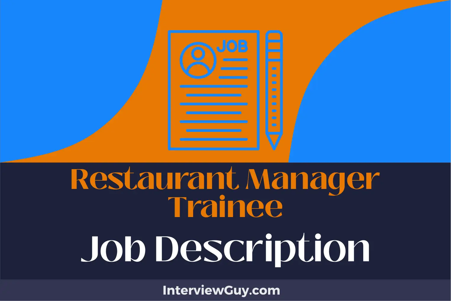 restaurant manager trainee job description