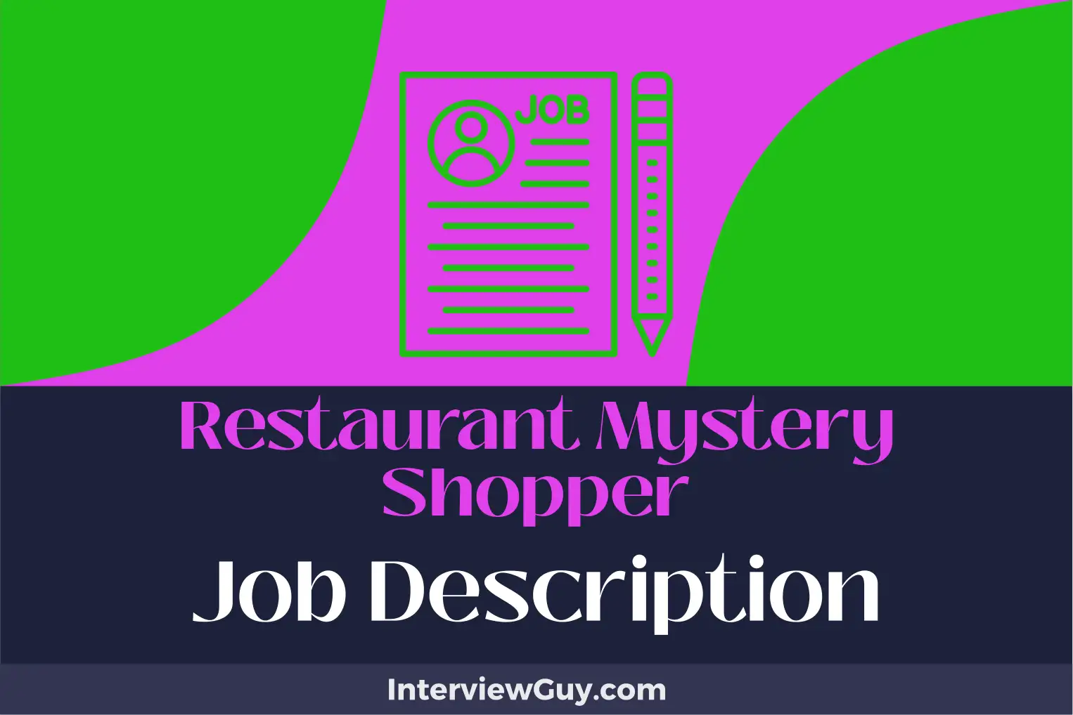 restaurant mystery shopper job description