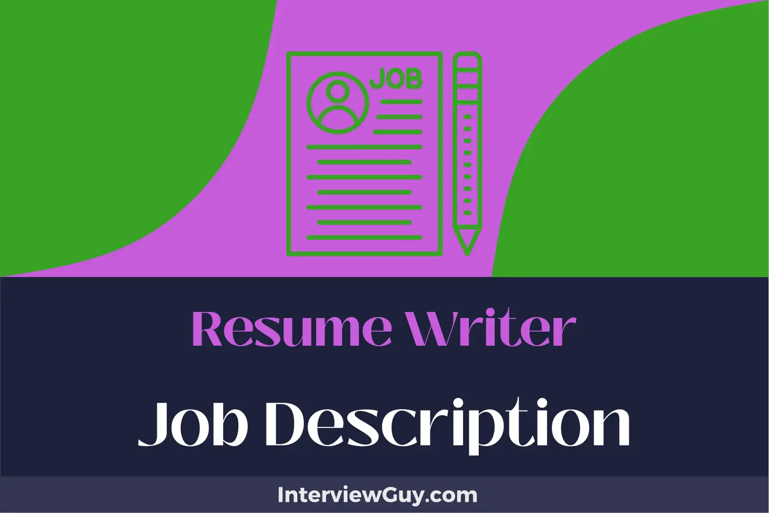 resume writer job description