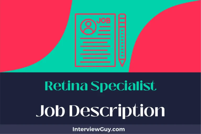 retina specialist job description