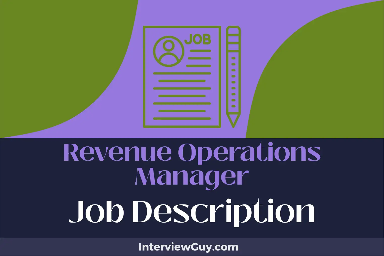 revenue operations manager job description