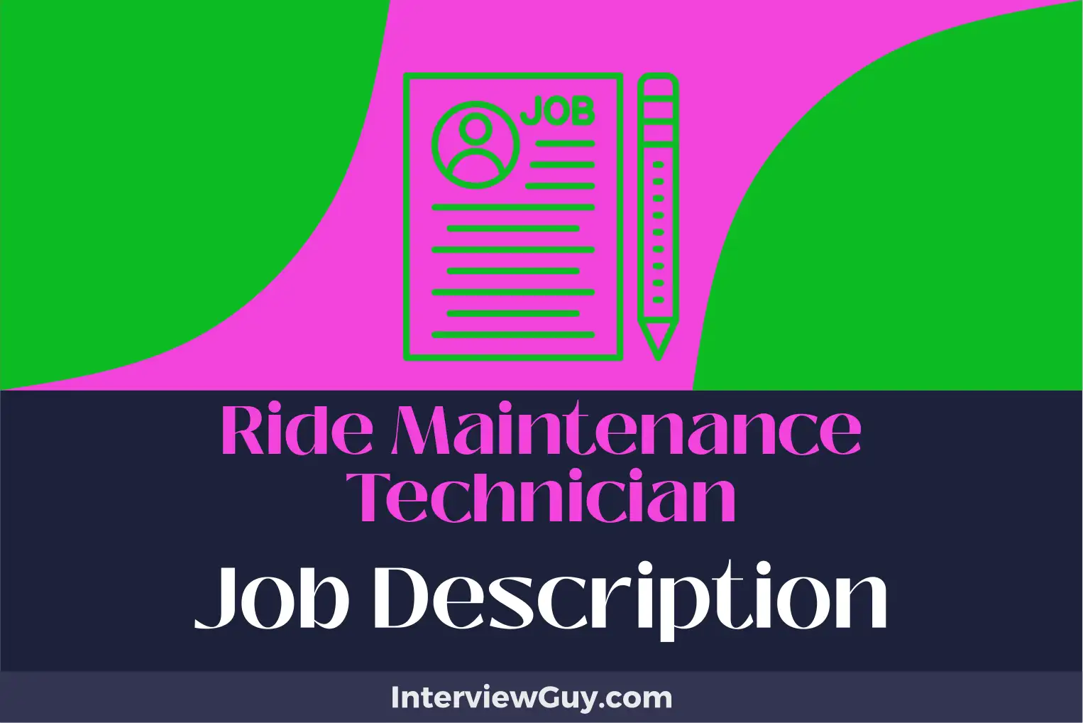 ride maintenance technician job description