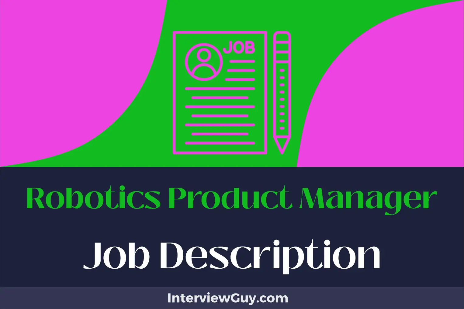 robotics product manager job description