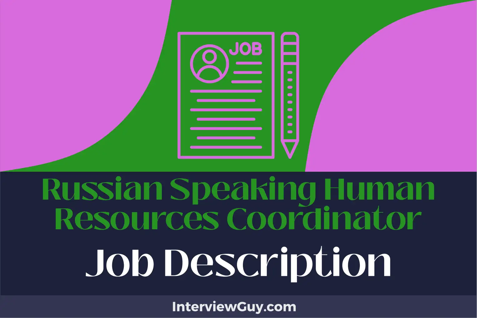 russian speaking human resources coordinator job description