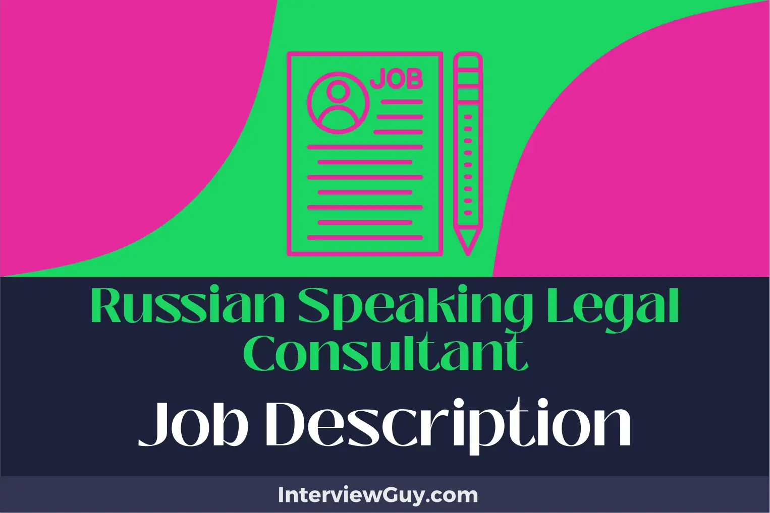 russian speaking legal consultant job description