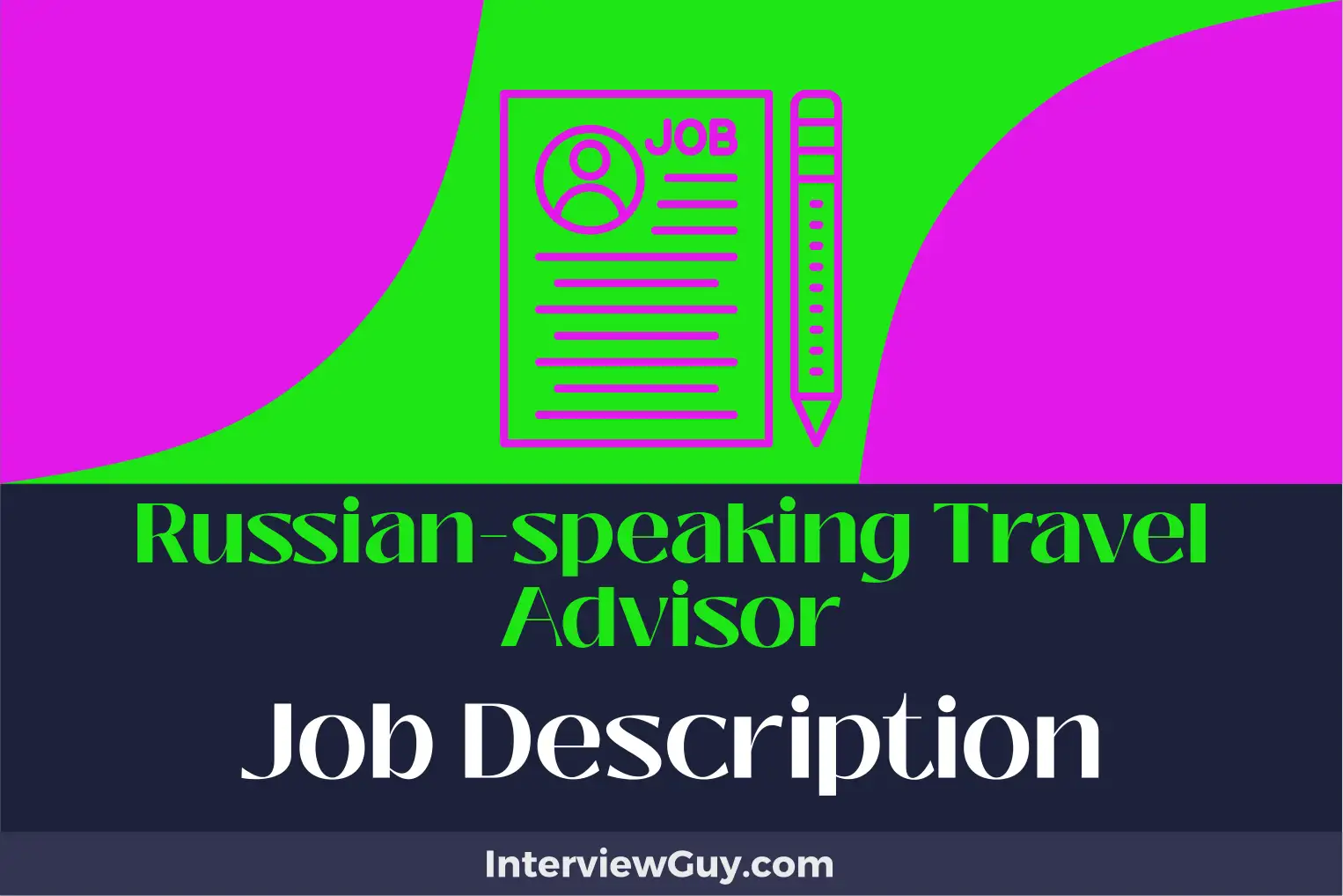 russian-speaking travel advisor job description