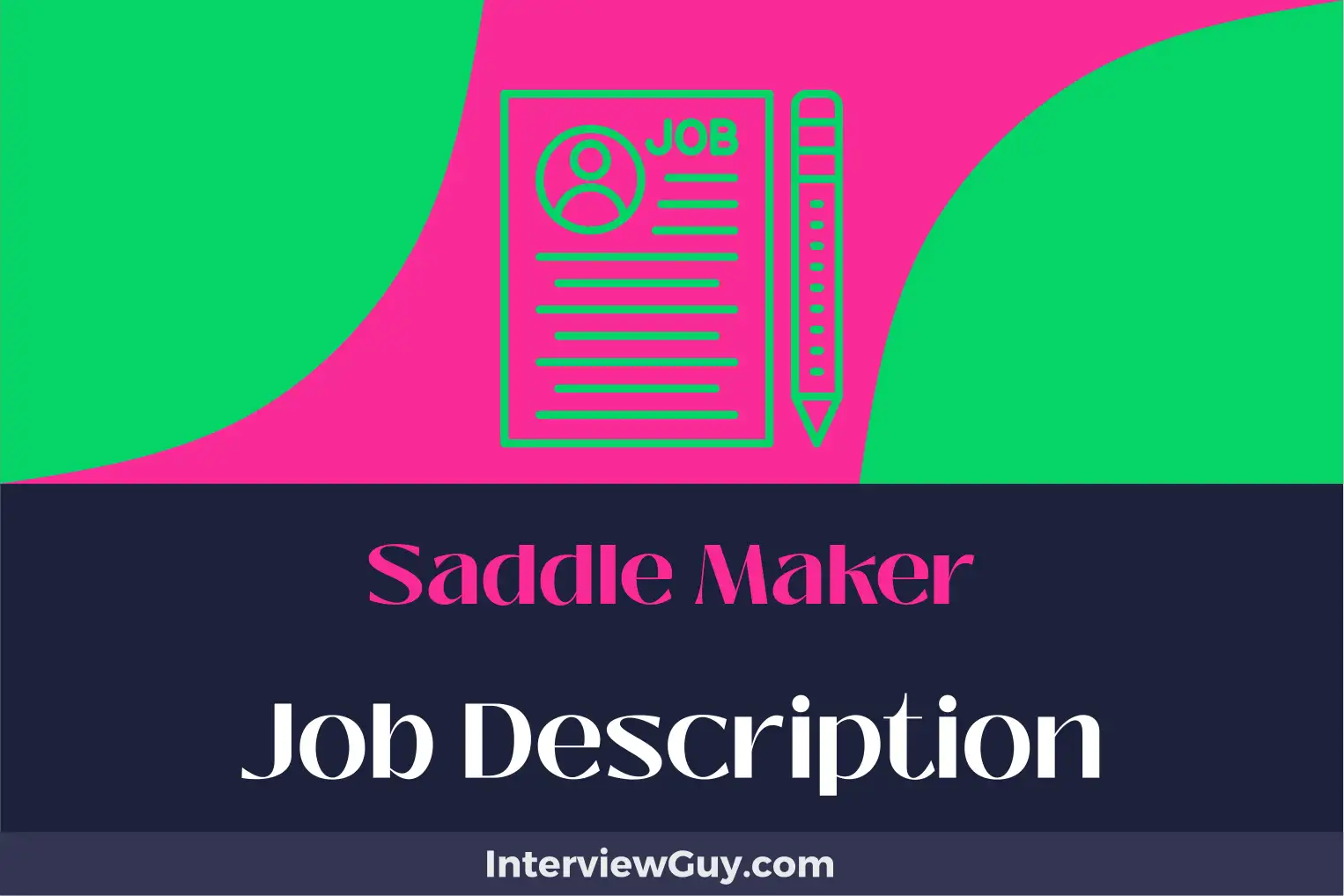 saddle maker job description
