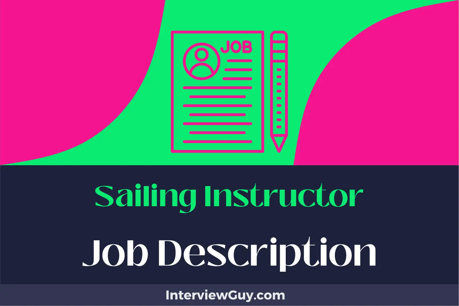 sailing instructor job description