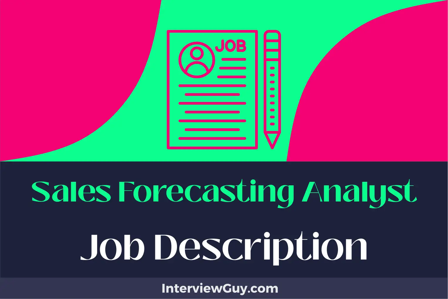 sales forecasting analyst job description
