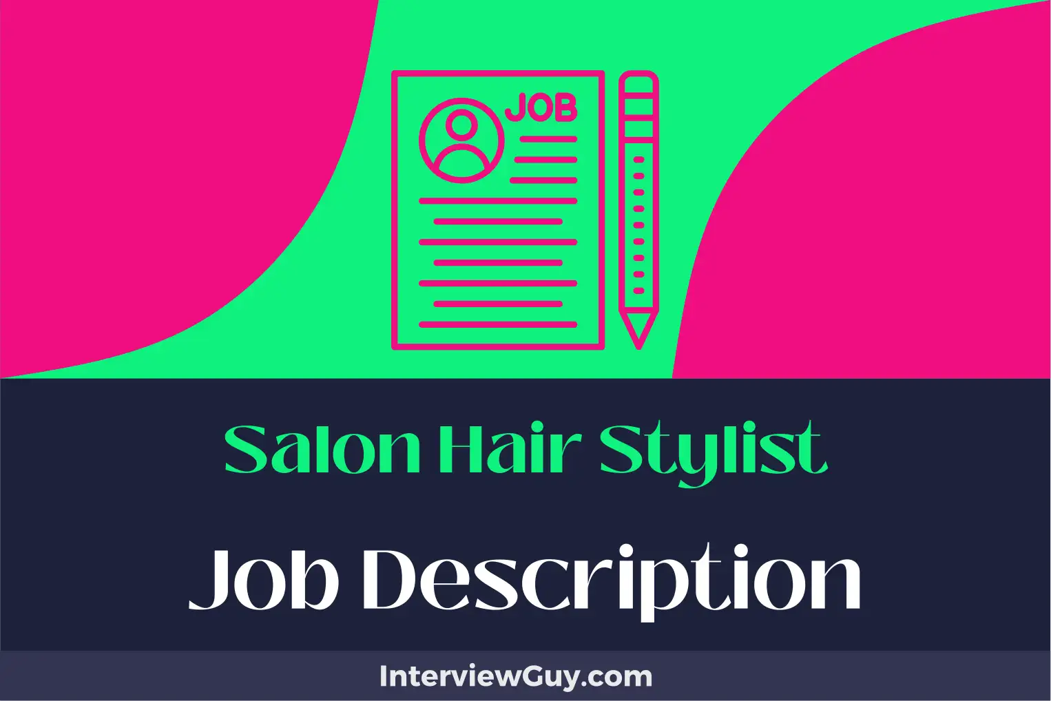 salon hair stylist job description