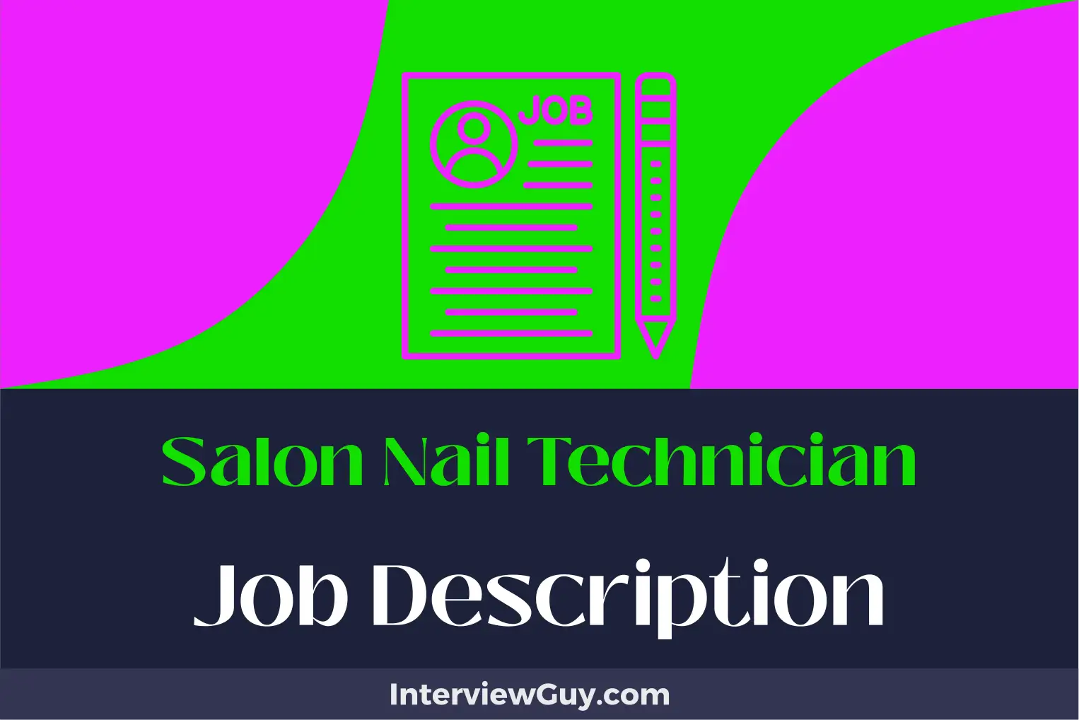 salon nail technician job description