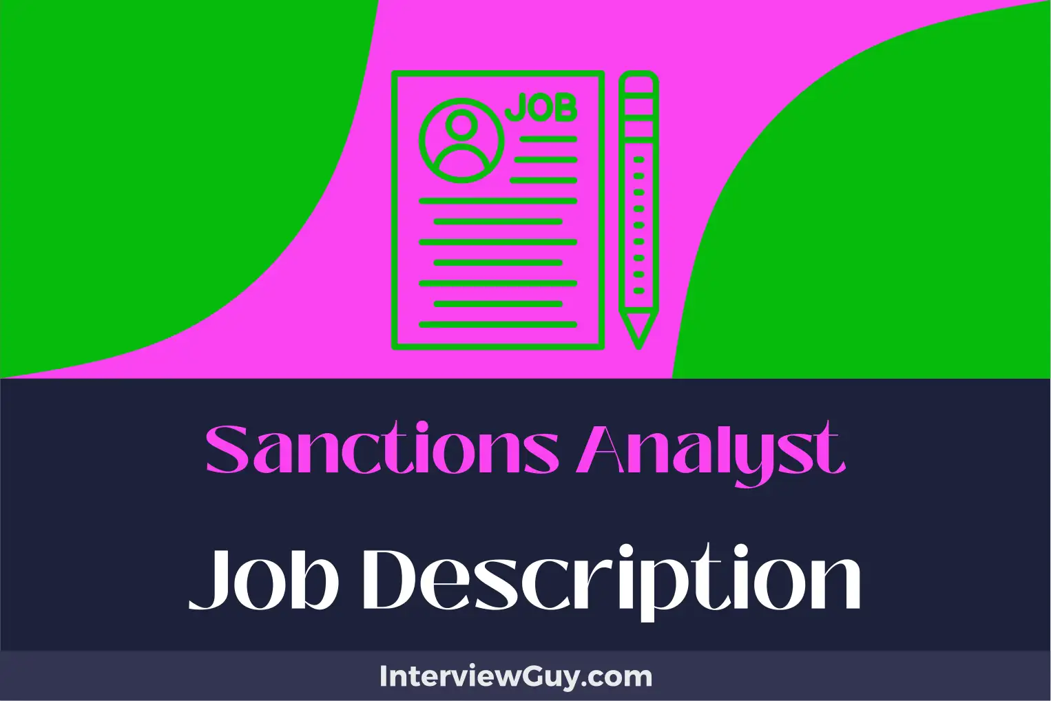 sanctions analyst job description