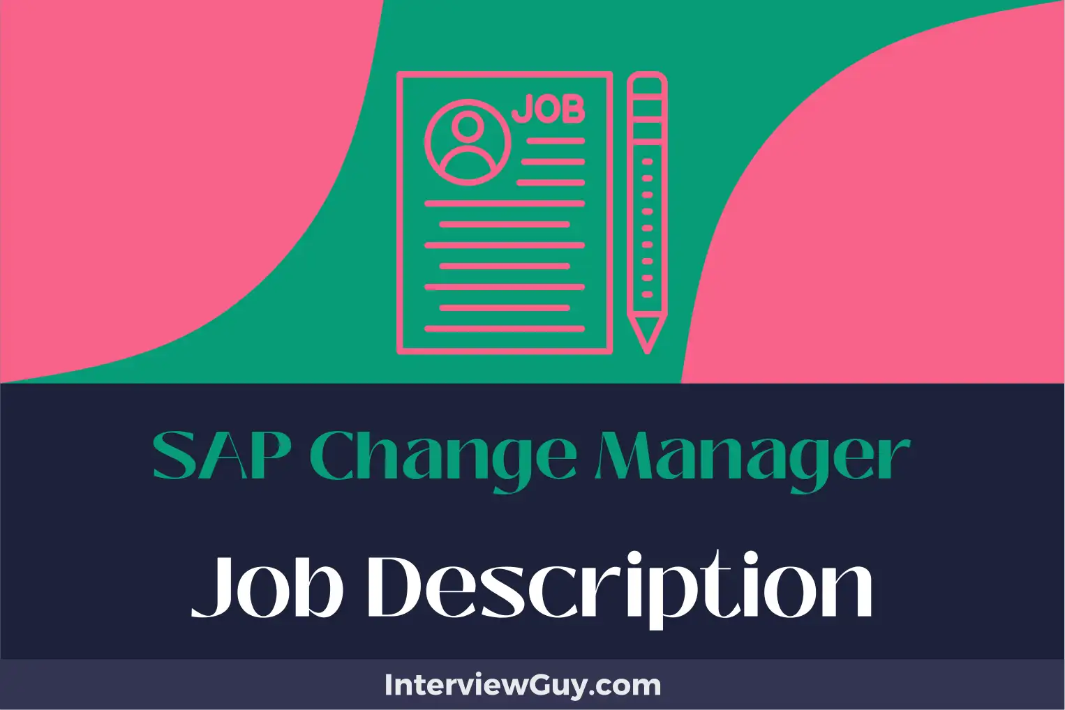 sap change manager job description