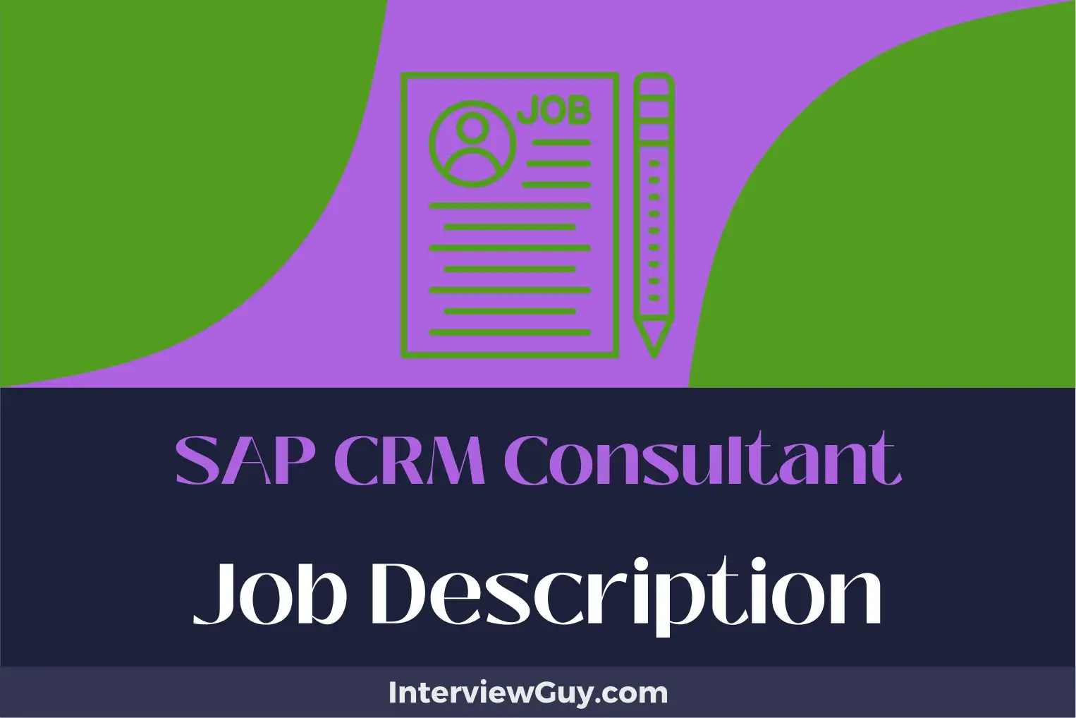 sap crm consultant job description