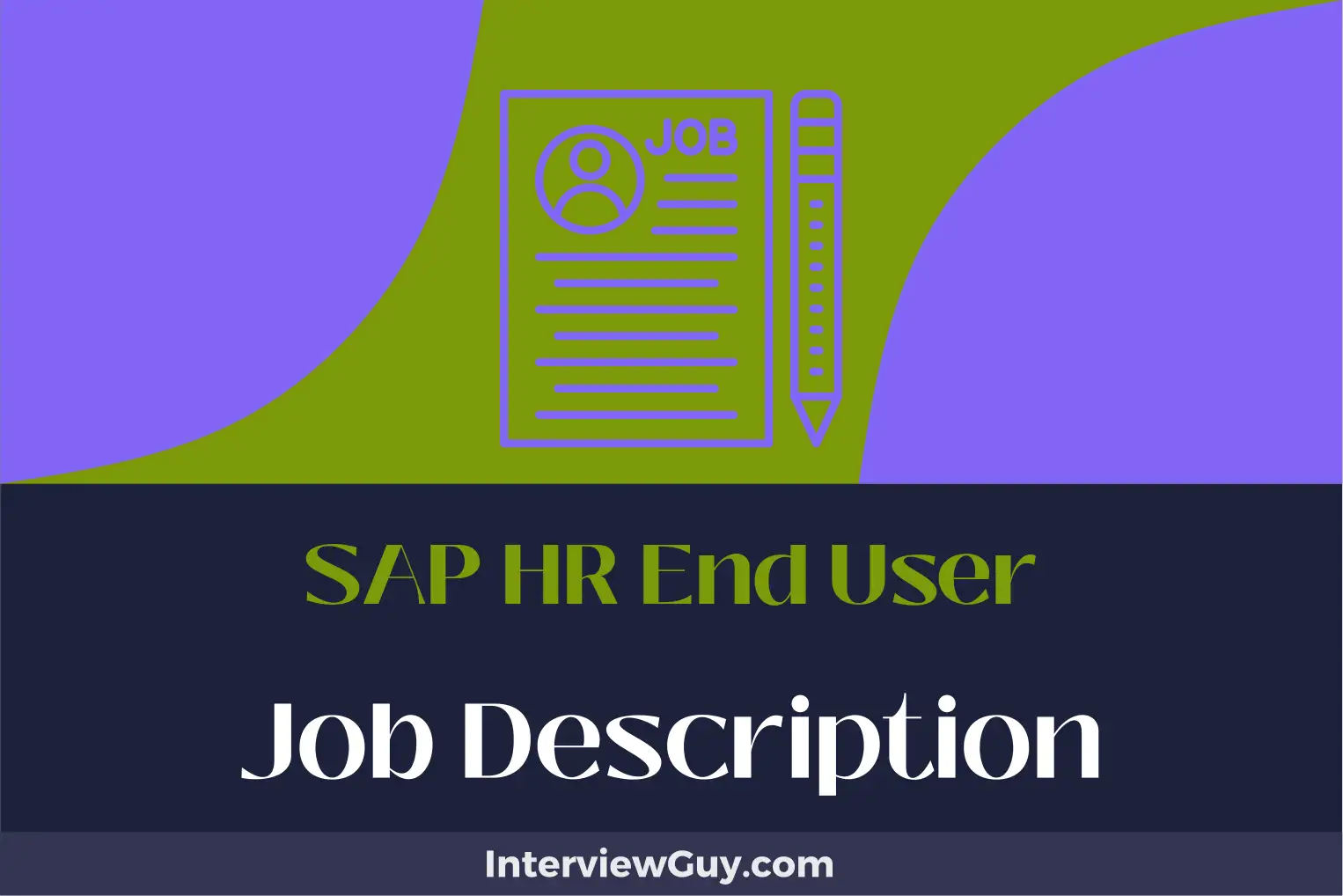sap hr end user job description