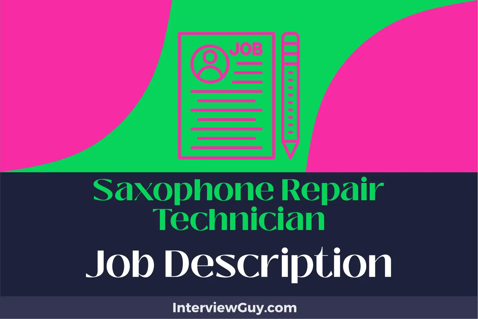 saxophone repair technician job description