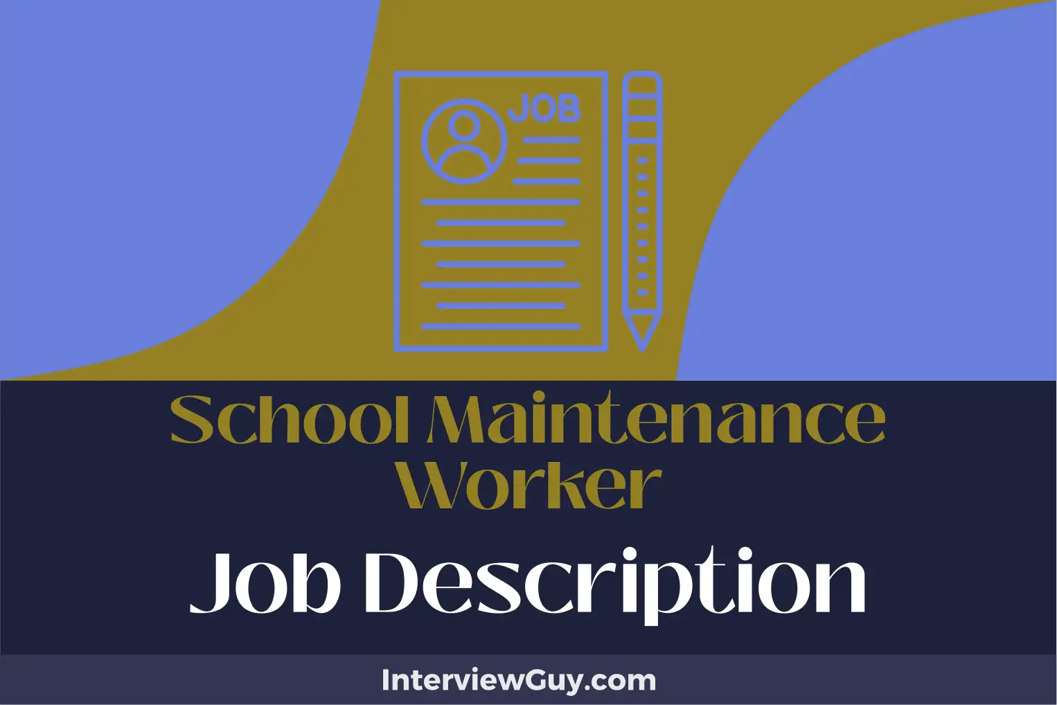 school maintenance worker job description