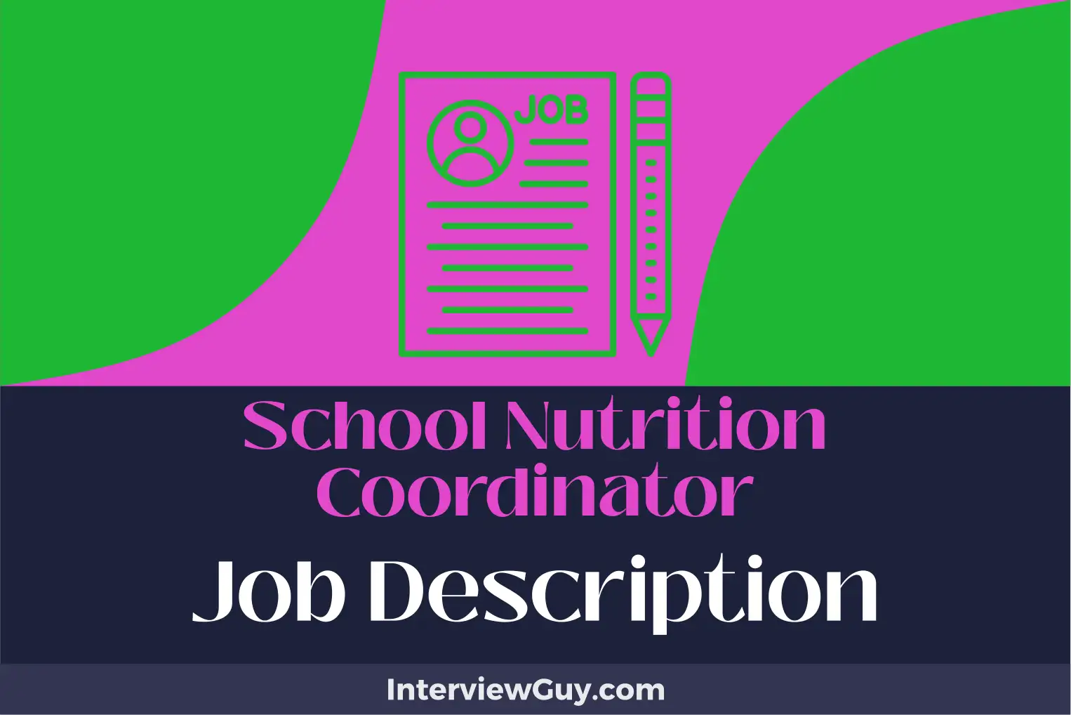 school nutrition coordinator job description