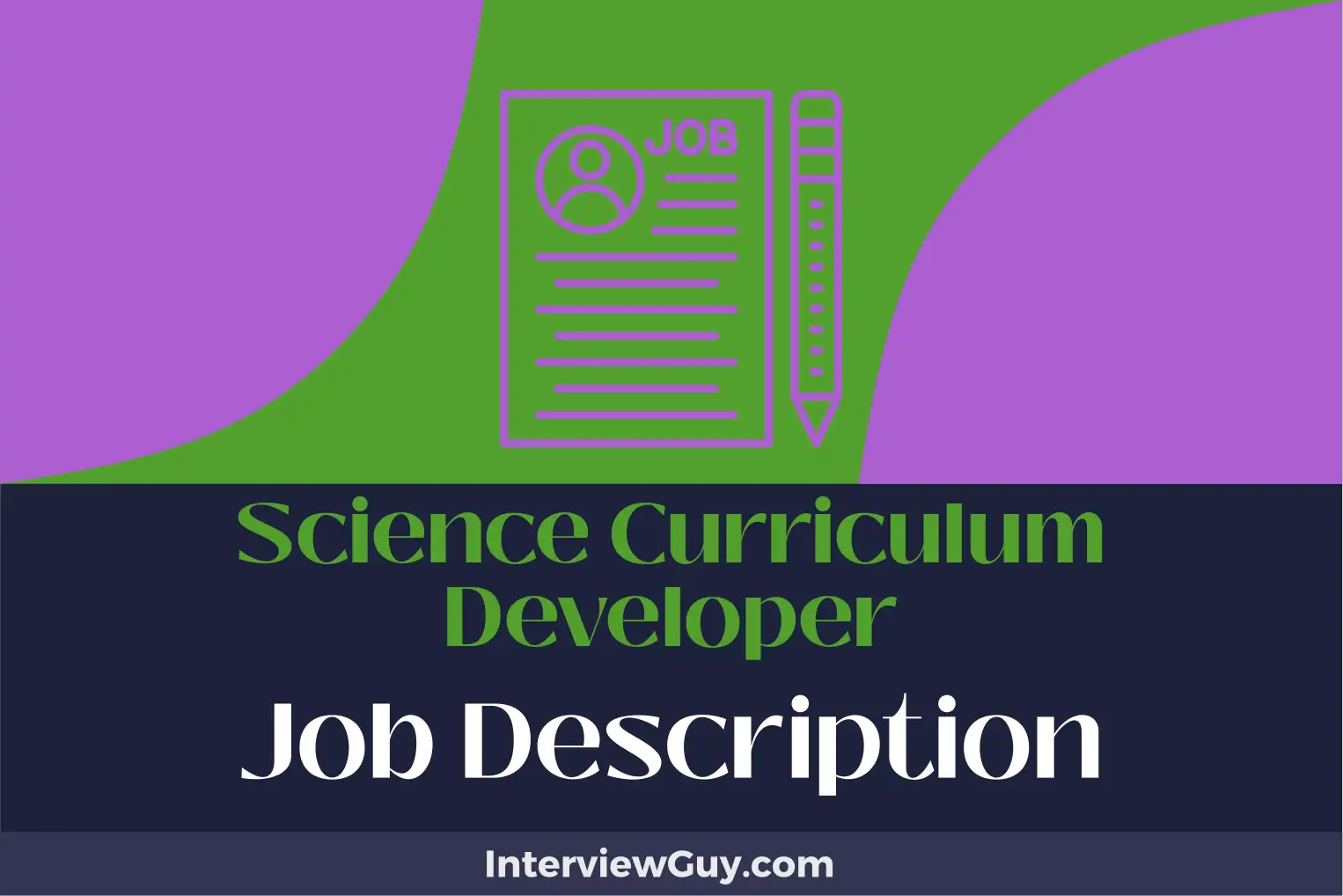 science curriculum developer job description