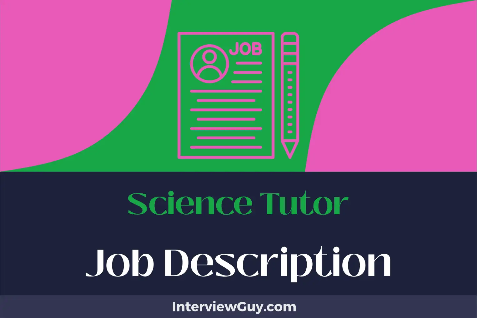 science tutor job description