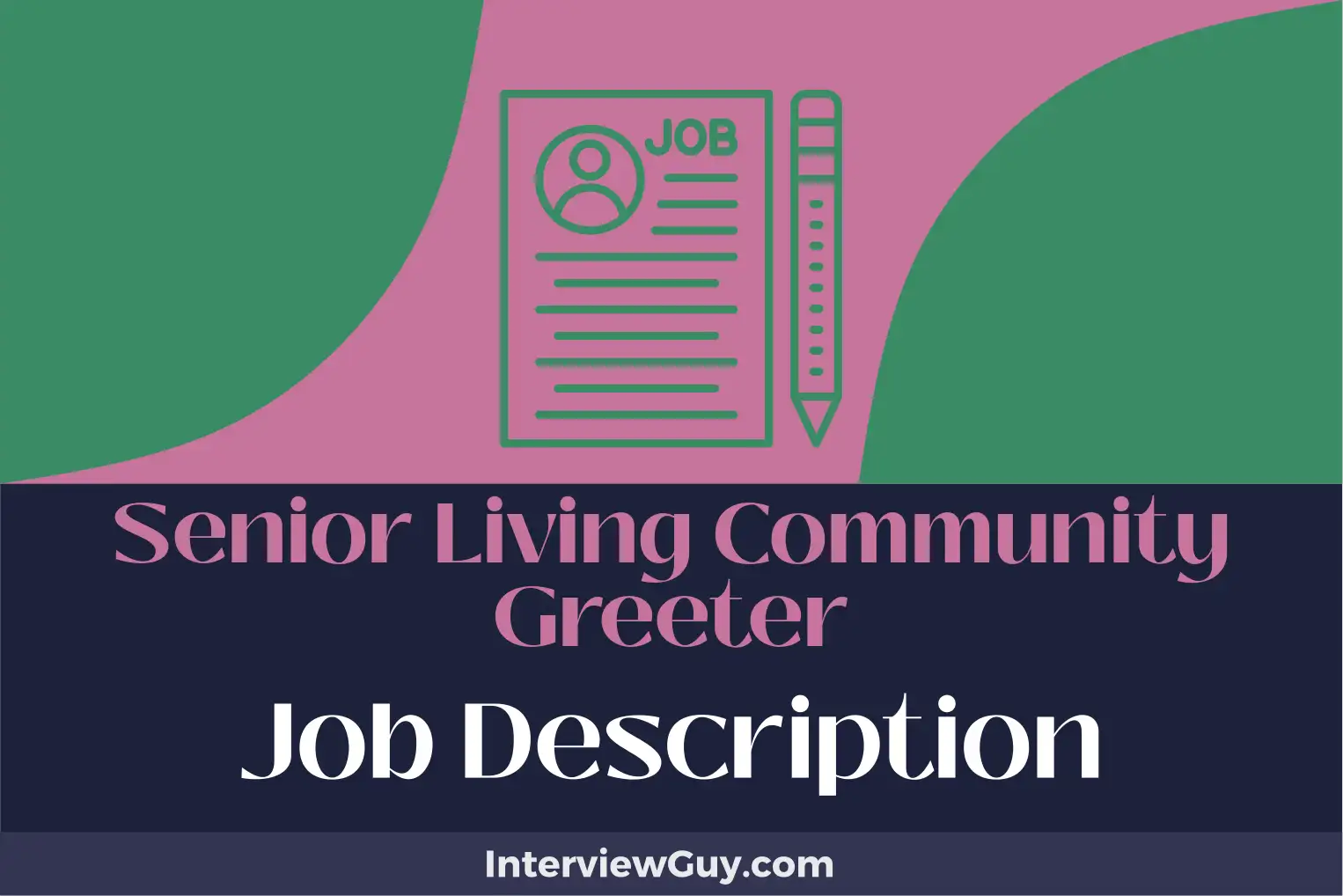 senior living community greeter job description