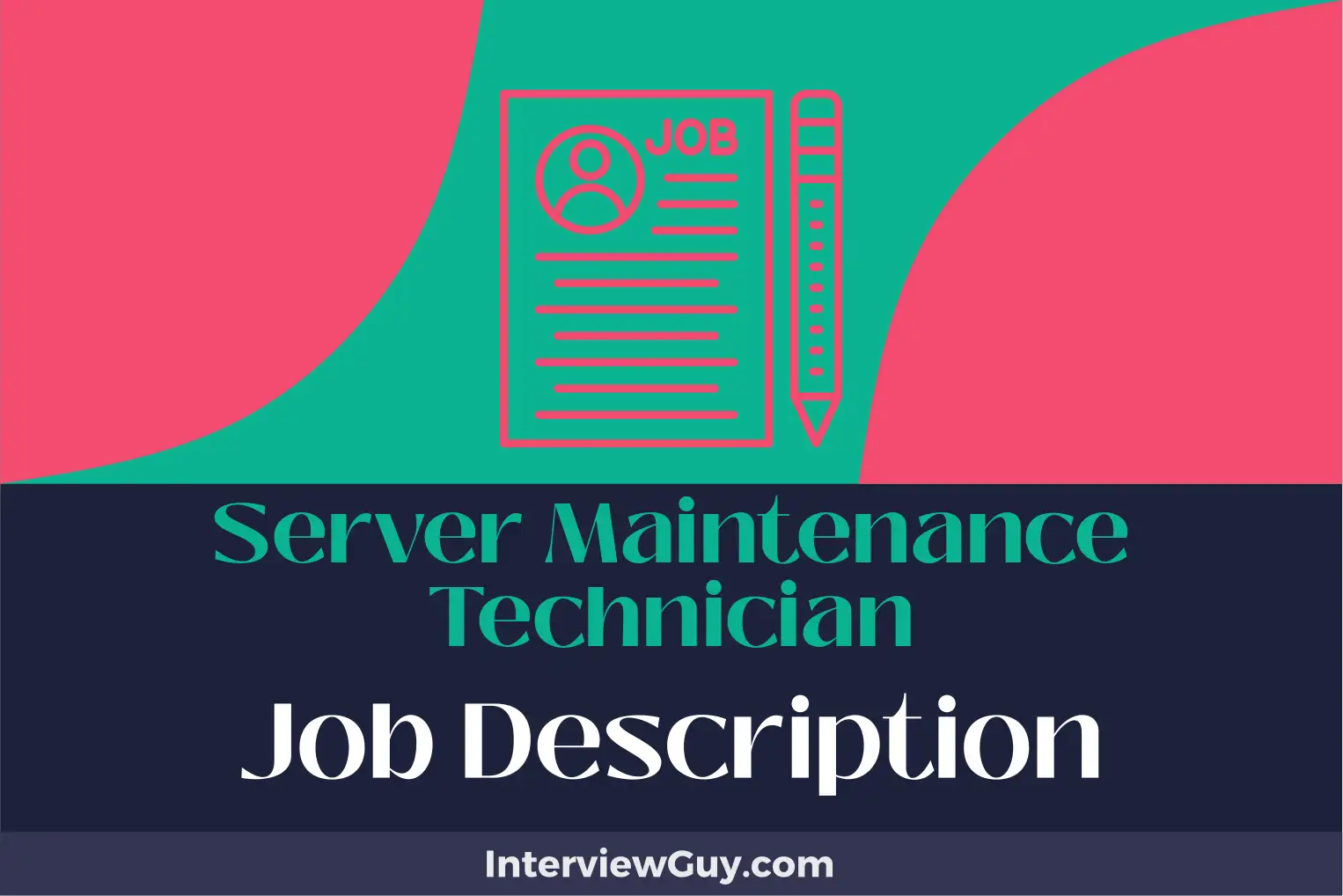 server maintenance technician job description