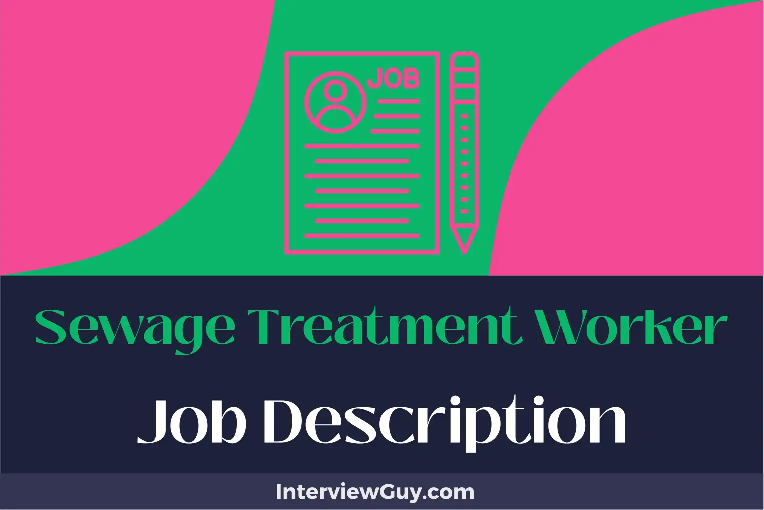 sewage treatment worker job description