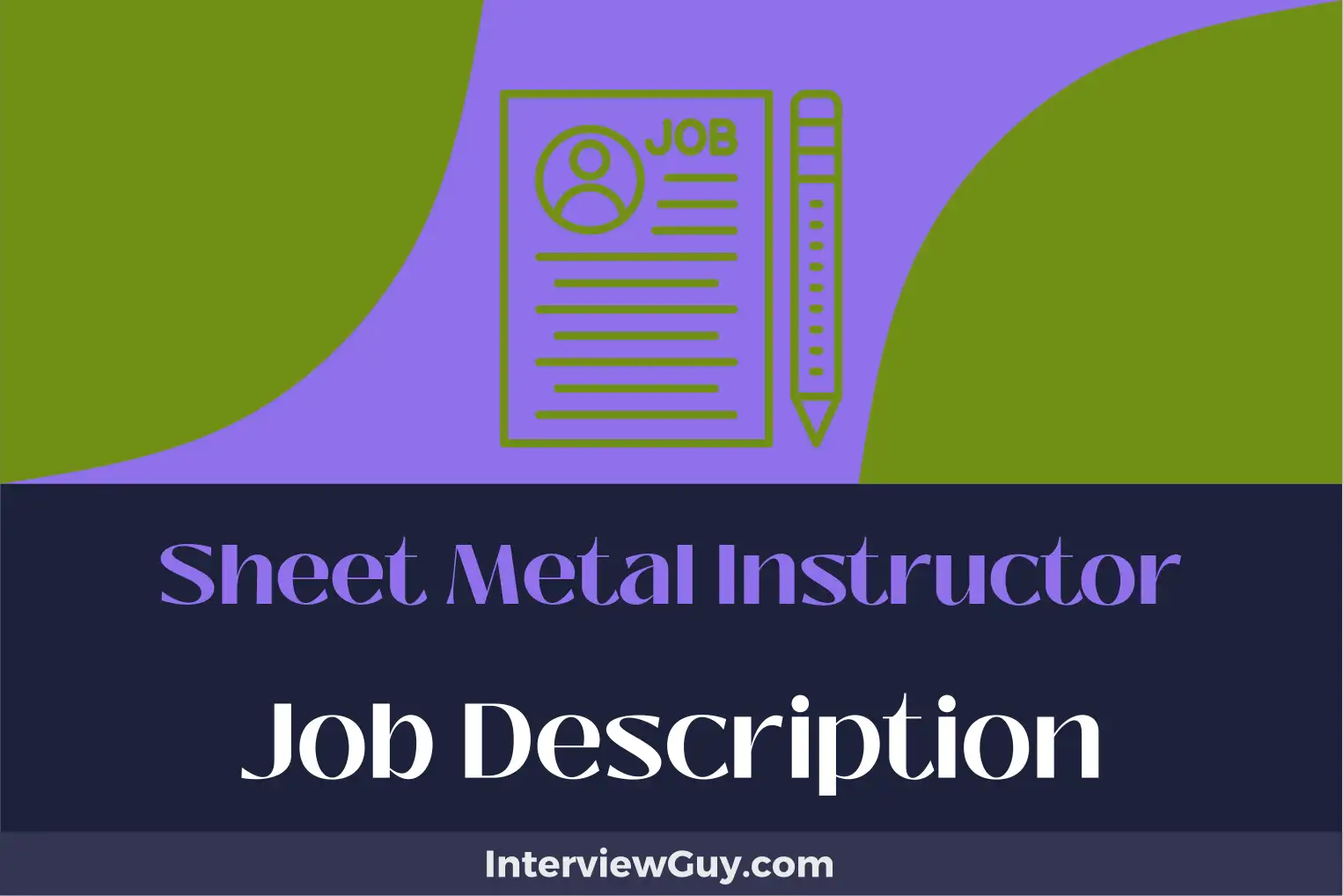 sheet metal instructor job description