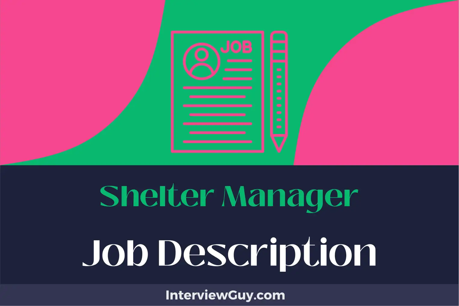 shelter manager job description