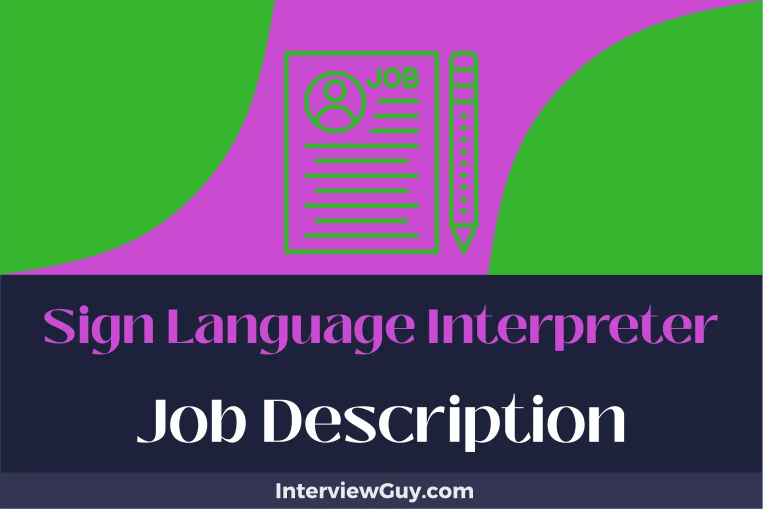 sign language interpreter job description