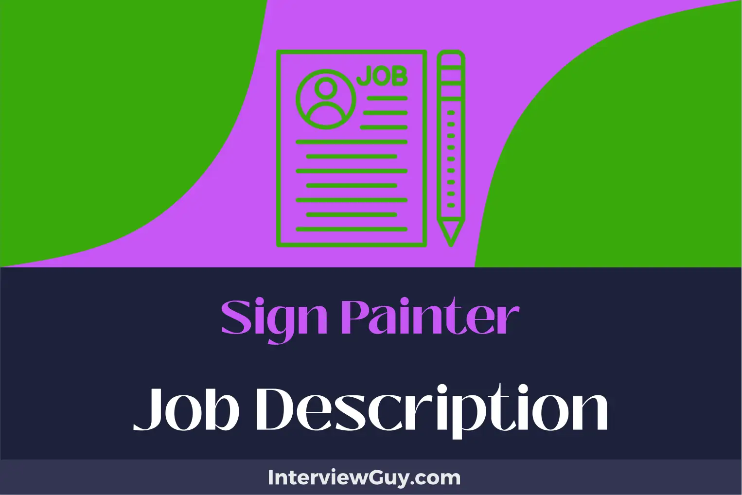 sign painter job description