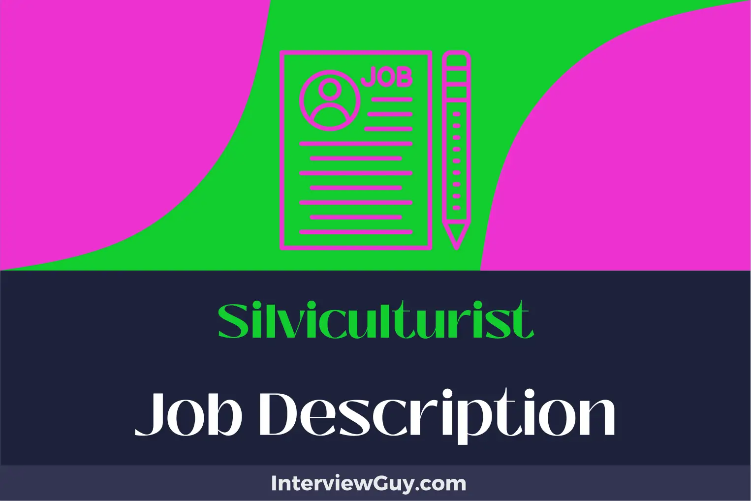 silviculturist job description